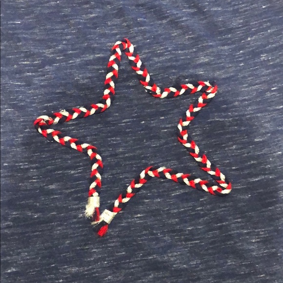 Cherokee girls patriotic star short sleeve tee. - Picture 2 of 4